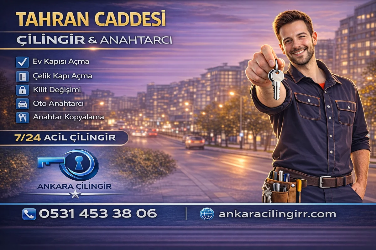 Ankara Bahçelievler çilingir kapak görseli